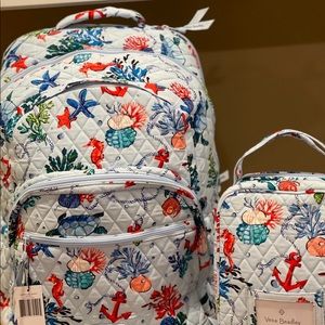 NWT VERA BRADLEY Large Backpack & Lunchbox